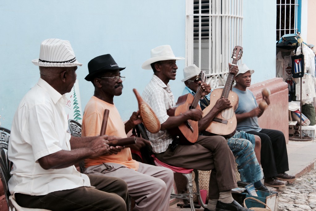 Playing-music-in-Trinidad-Cuba